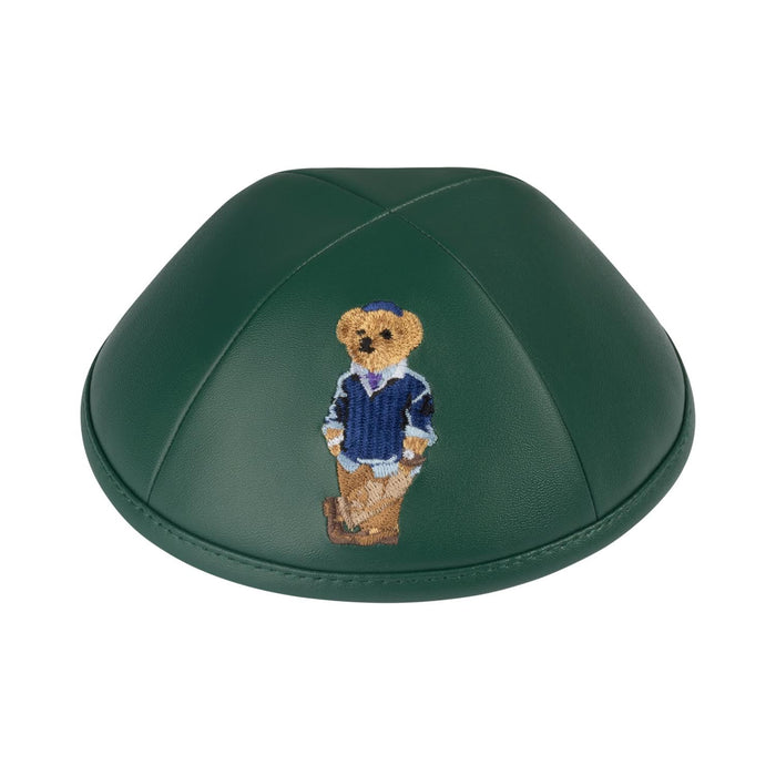 Leather Kippah for Upsherin - iKippah by Judaica Square