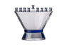 Blue Belt Crystal Menorah | Judaica Square Lakewood