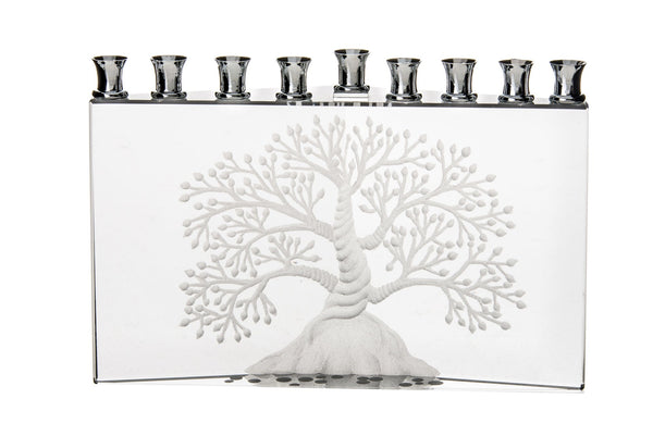 Etz Chaim Crystal Menorah | Judaica Square Lakewood