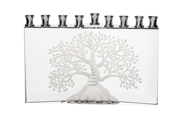 Etz Chaim Crystal Menorah | Judaica Square Lakewood