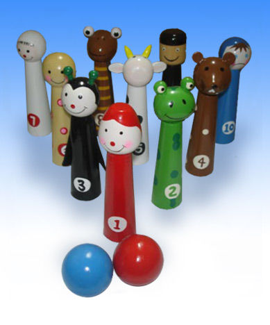 Passover Plagues Ten Pin Bowling Set | Judaica Square Lakewood