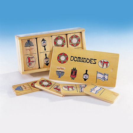 Judaic Wood Dominoes | Judaica Square Lakewood
