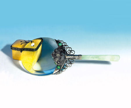 Jade Handle Magnifying Glass | Judaica Square Lakewood