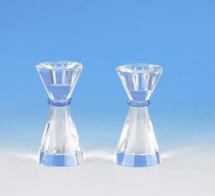 Blue Belt Crystal Menorah — view 6 | Judaica Square Lakewood