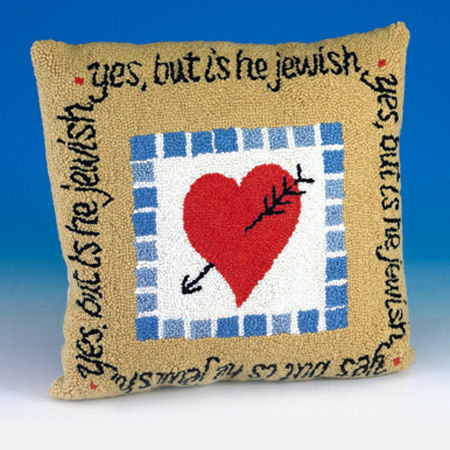 Is he Jewish? Pillow | Judaica Square Lakewood