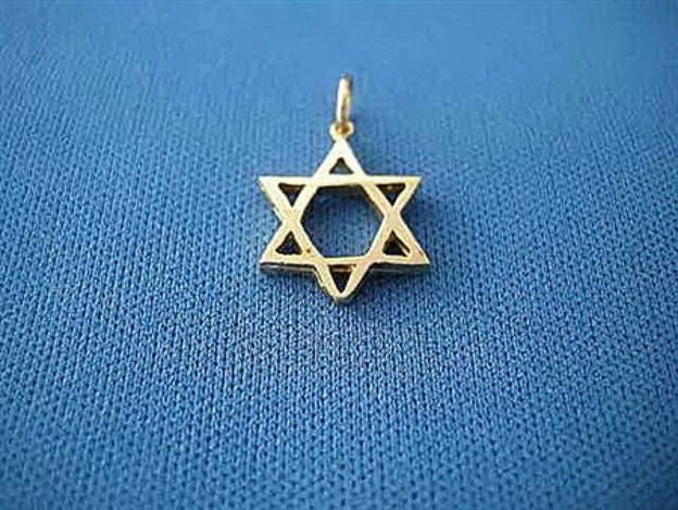 Classic Star of David Pendant — detail | Judaica Square Lakewood