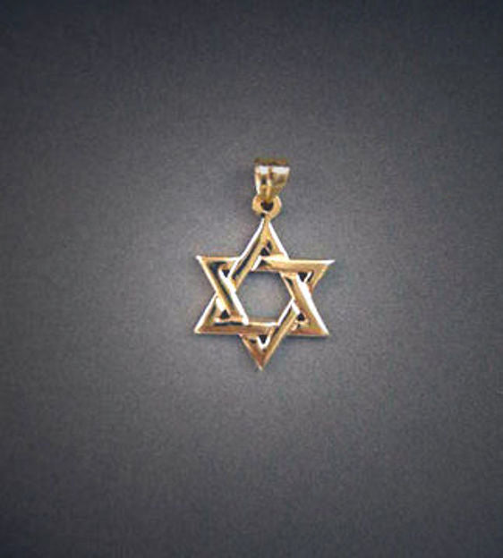 Classic Star of David Pendant — alternate view | Judaica Square Lakewood