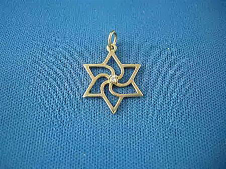 # G132D Pinwheel with Diamond | Judaica Square Lakewood