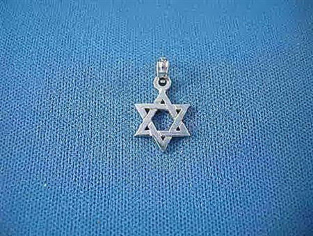 White Gold Petite Star — alternate view | Judaica Square Lakewood