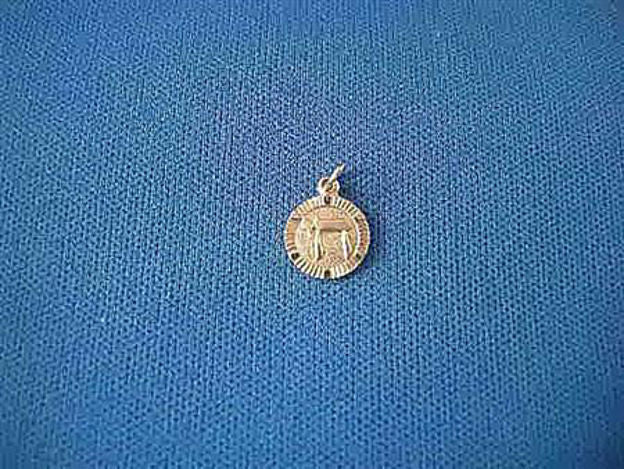 Micro Chai Medallion — alternate view | Judaica Square Lakewood