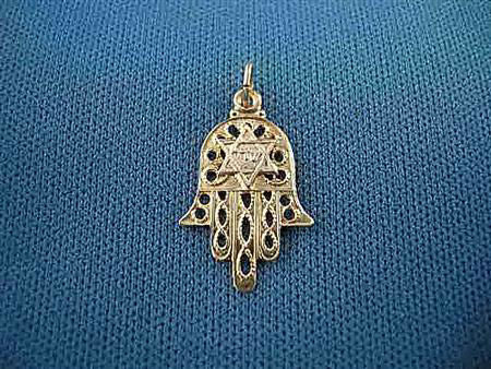 Petite Star of David Hamsa | Judaica Square Lakewood