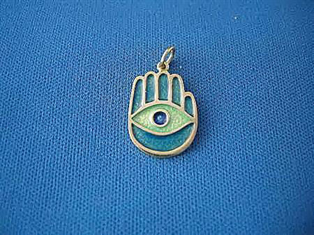 Enameld Eye Hamsa | Judaica Square Lakewood