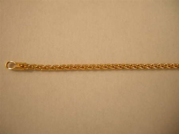 #GSPIGA 14K Yellow Gold Spiga Chain — alternate view | Judaica Square Lakewood