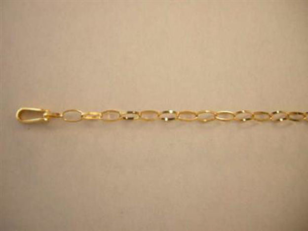 #GTIFF 14K Yellow Gold Tiffany Chain — alternate view | Judaica Square Lakewood