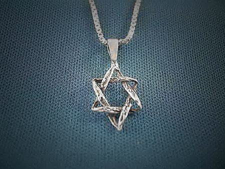 Antiqued Star of David Pendant