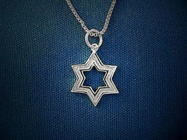 Star of David Pendant — alternate view | Judaica Square Lakewood