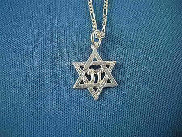 Star of David Pendant — alternate view | Judaica Square Lakewood