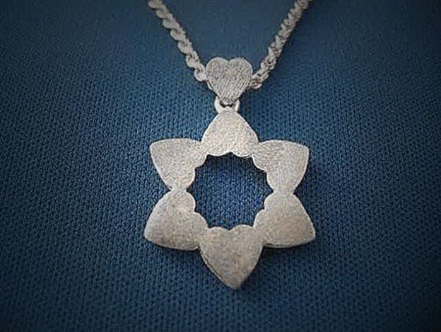 Star of David Pendant — alternate view | Judaica Square Lakewood