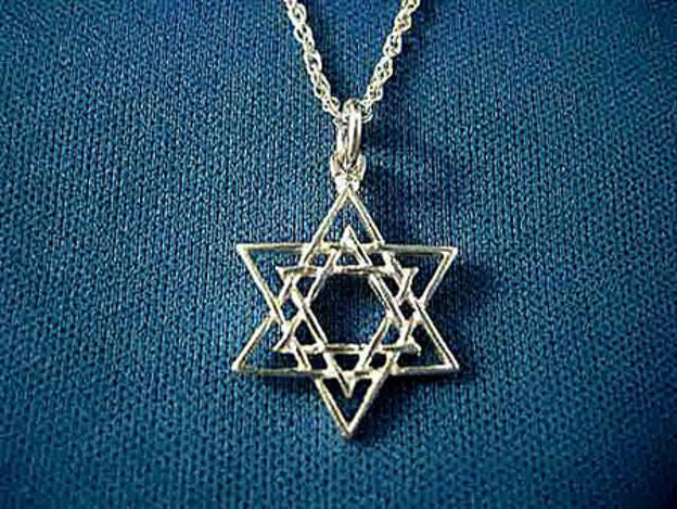 Star of David Pendant — alternate view | Judaica Square Lakewood