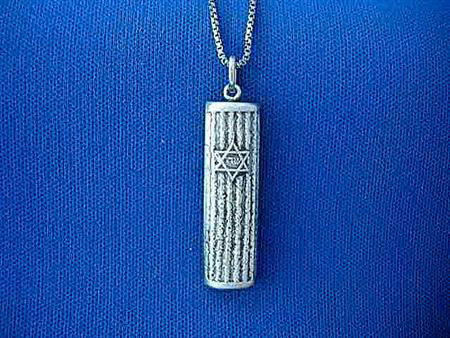 Antique Column Mezuzah