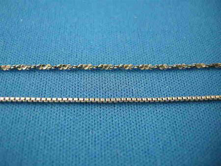 Sterling Silver Antique Box Chain
