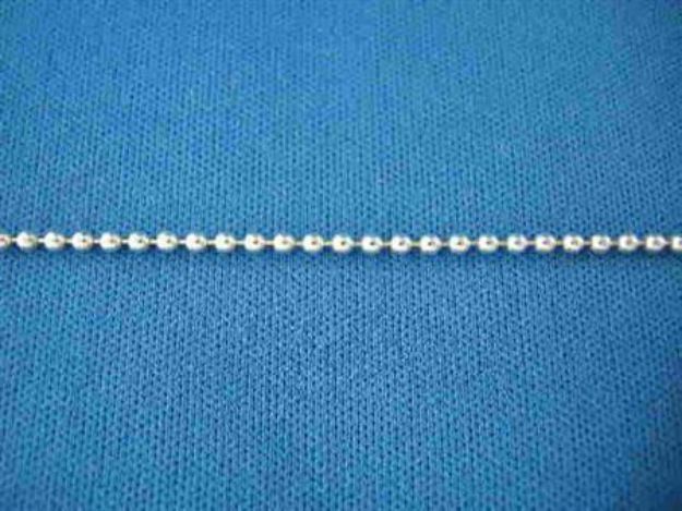 SBEAD Sterling Silver Bead Chain — alternate view | Judaica Square Lakewood