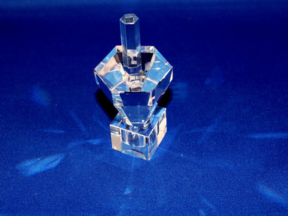 Hexagon Crystal Dreidel | Judaica Square Lakewood