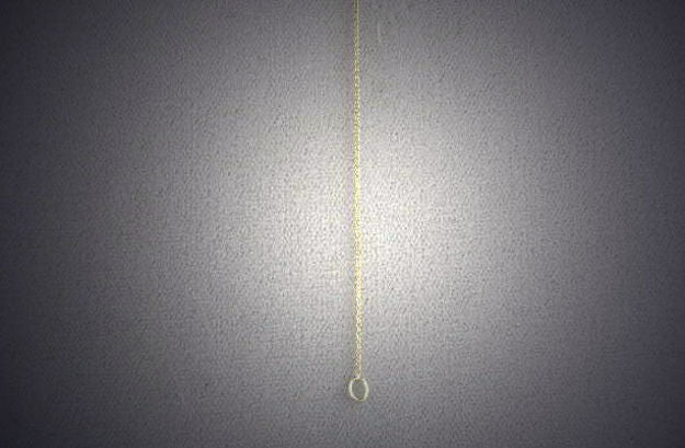#GBROLO 14K Yellow Gold Baby Rolo Chain — alternate view | Judaica Square Lakewood