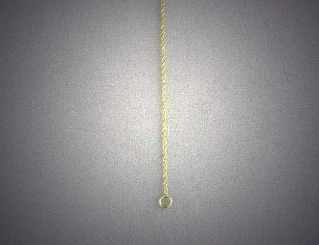 #GLROPE 14K Yellow Gold Light Rope Chain — alternate view | Judaica Square Lakewood
