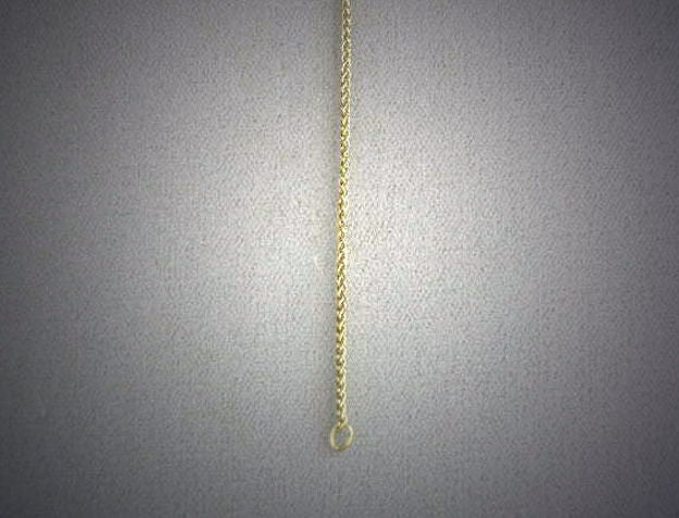 #GSPIGALT 14K Yellow Gold Spiga Chain Light — alternate view | Judaica Square Lakewood