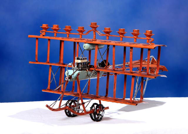 Fantastic Flying Machine Menorah | Judaica Square Lakewood
