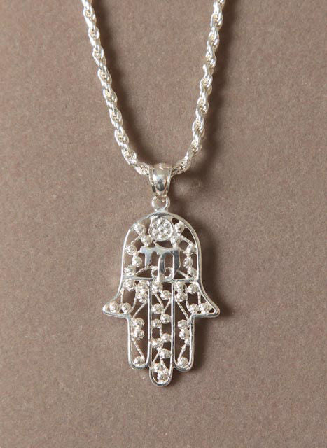 Hamsa Filegree | Judaica Square Lakewood