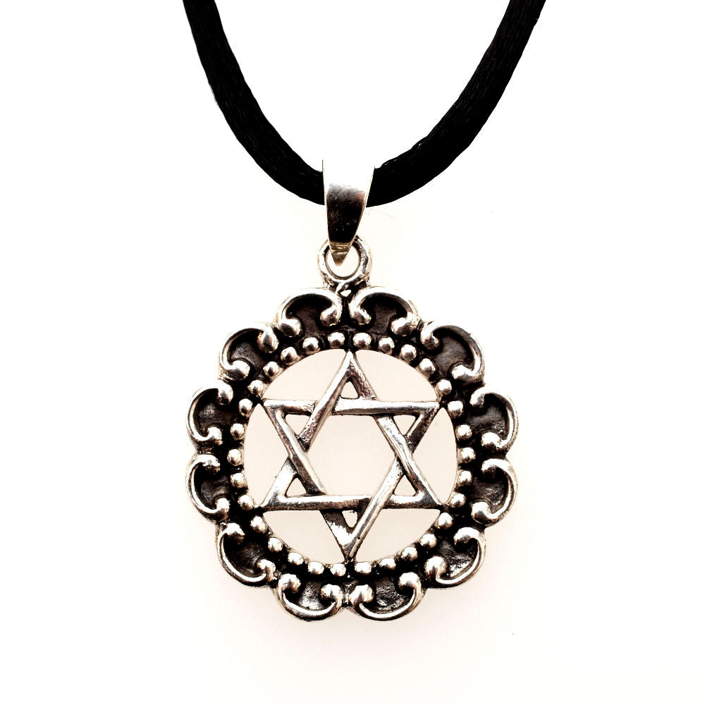 Studio Star of David Medallion Pendant | Judaica Square Lakewood