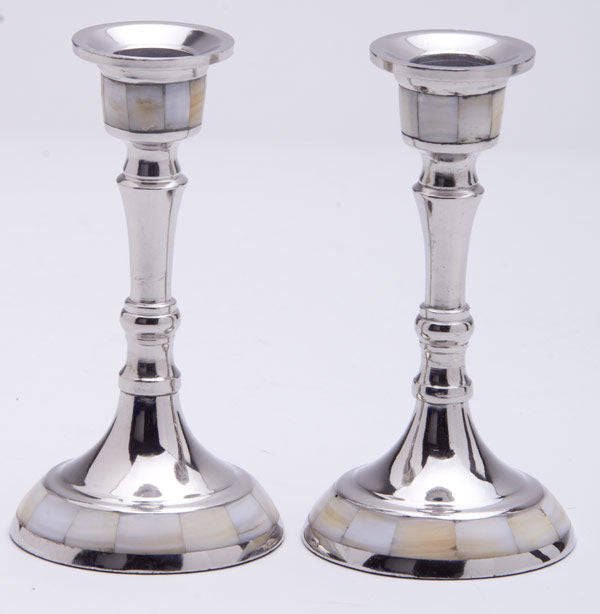 Mother of Pearl Candle sticks Candlesticks