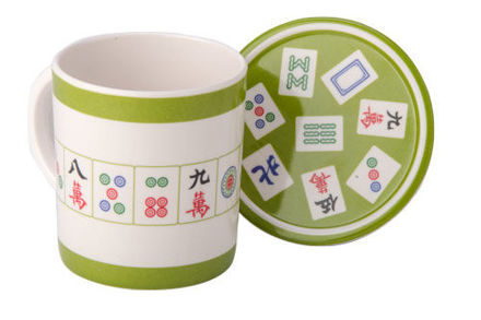 Mah Jongg Mug and Coaster