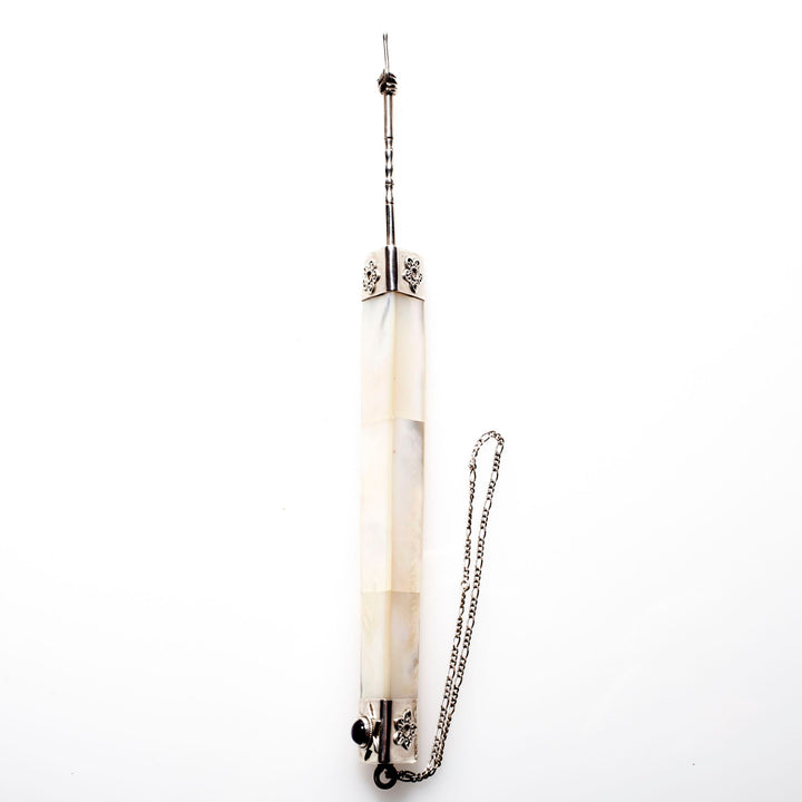#HR-B523-M Yad Mother of Pearl Triangle and Sterling Silver