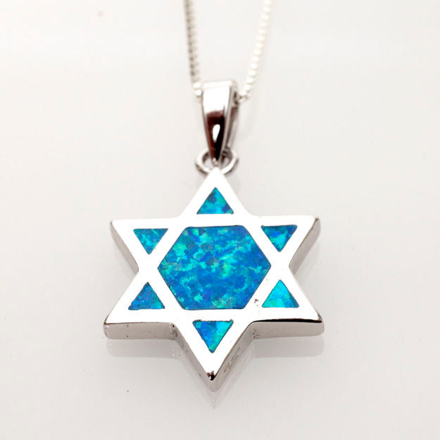Opalescent Star od David — alternate view | Judaica Square Lakewood