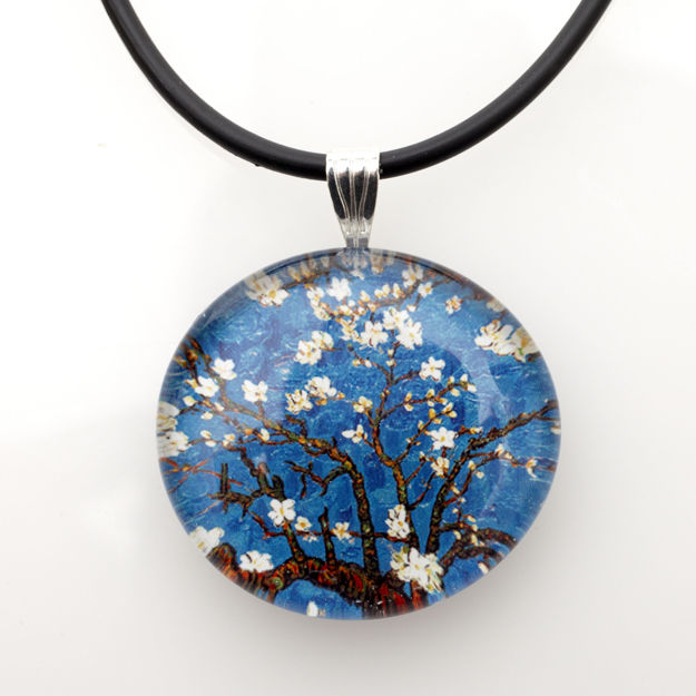 Van Gogh Tree of Life Pendant — alternate view | Judaica Square Lakewood