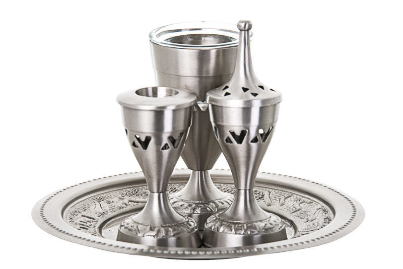 Pewter Havdallah set | Judaica Square Lakewood