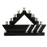 Black Crystal Menorah | Judaica Square Lakewood