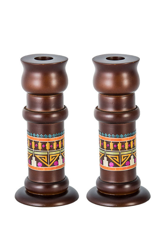 Pharonic Shabbat Candlesticks | Judaica Square Lakewood