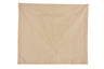 Bisque tan cotton challah cover with tonal embroidered Tree of Life and Shabbat Shalom script above