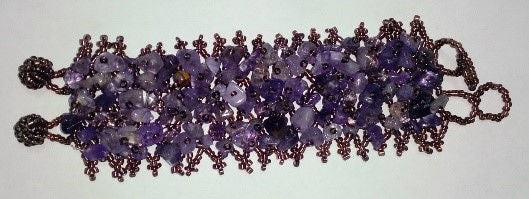 Gemstone and Glass Bead Bracelet | Judaica Square Lakewood