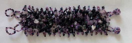 Gemstone and Glass Bead Bracelet | Judaica Square Lakewood