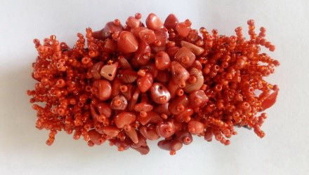 Gemstone and Glass Bead Bracelet