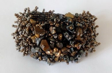 Gemstone and Glass Bead Bracelet | Judaica Square Lakewood