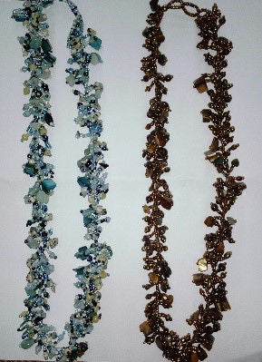 Gemstone Glass Bead Necklace | Judaica Square Lakewood