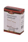 Channukah Candles White — detail | Judaica Square Lakewood