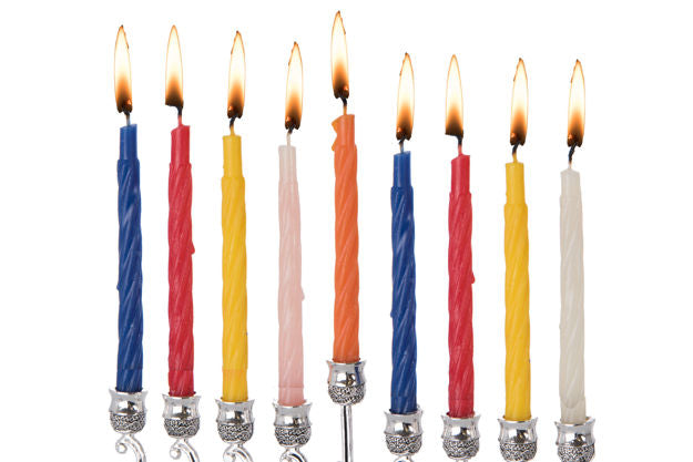 Channukah Candles — alternate view | Judaica Square Lakewood