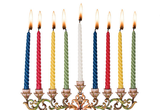 Channukah Candles — alternate view | Judaica Square Lakewood